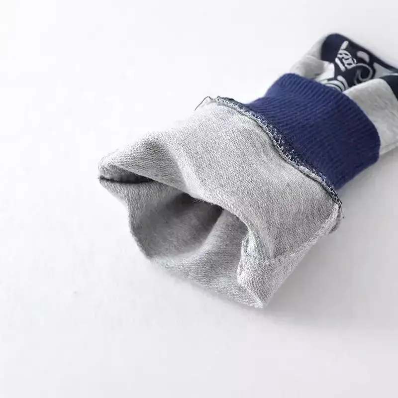Boys Printed Shark Pants Knitted Terry Cuts Autumn Winter - Image 2