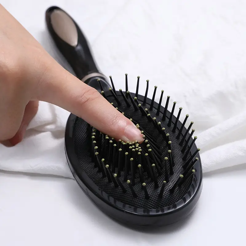 Black Anti-Static Hair Brush for Curly Hair