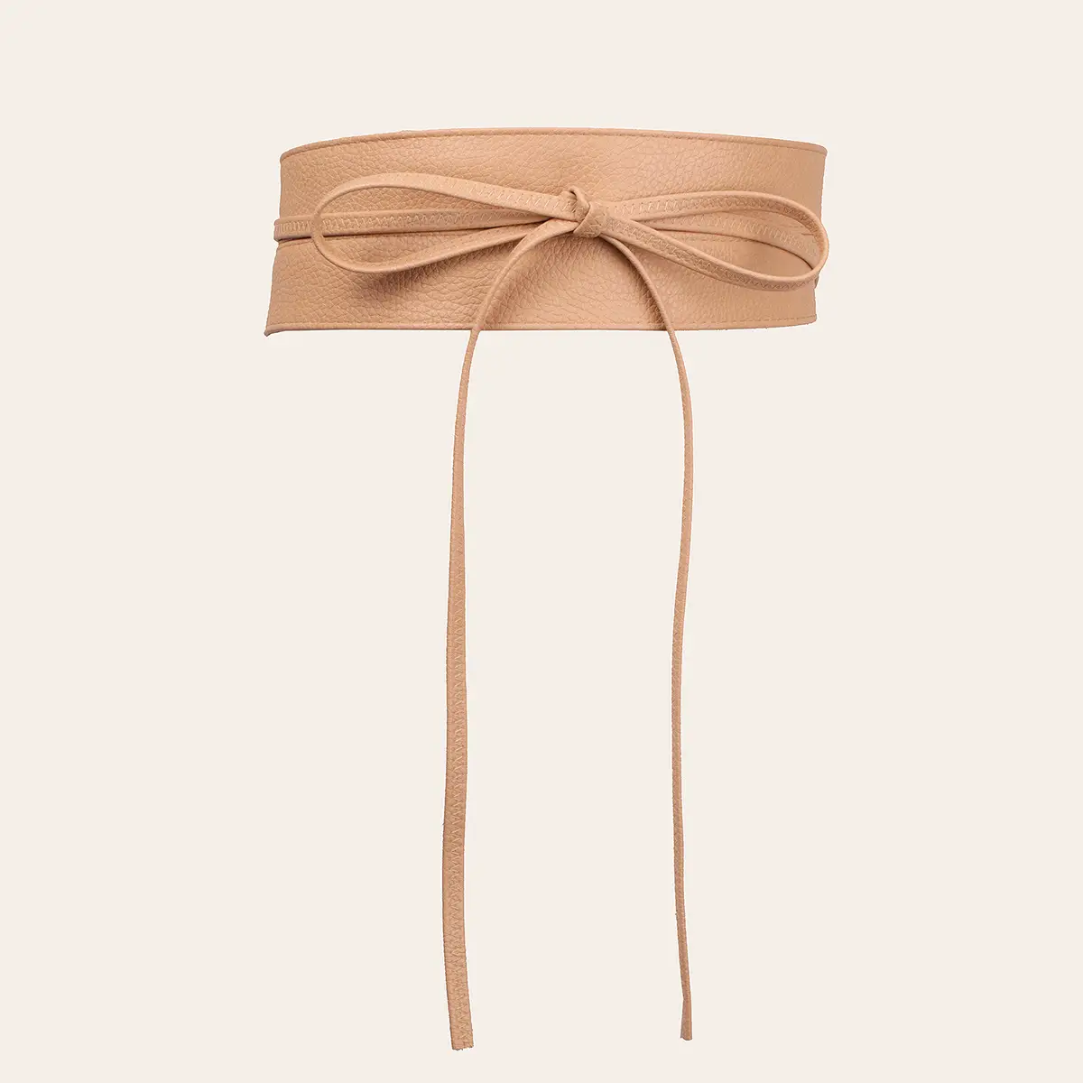 Black Wide Ribbon Bow Knot Waist Belt for Women