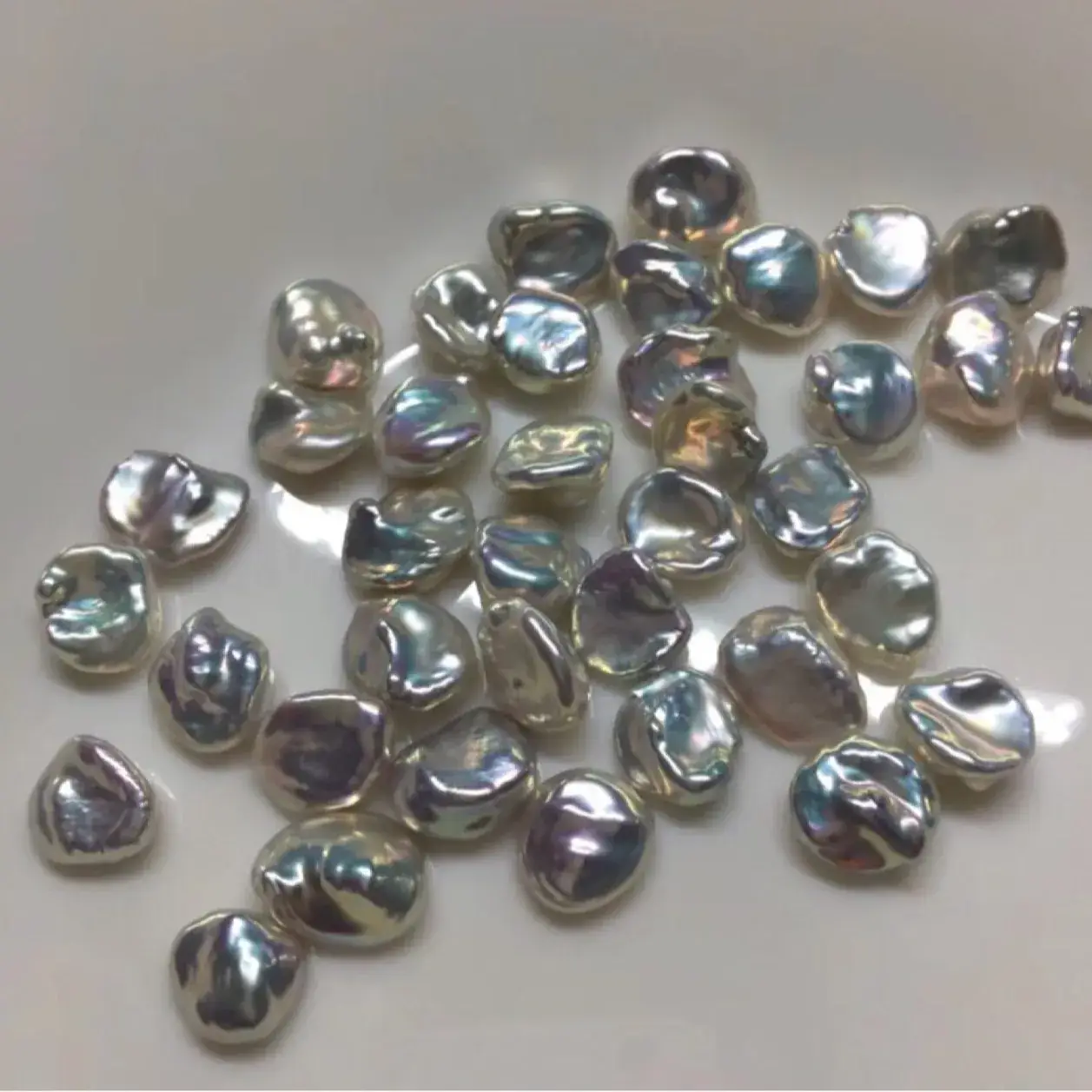 Natural Freshwater Pearl Baroque Beads Wholesale White - Image 3