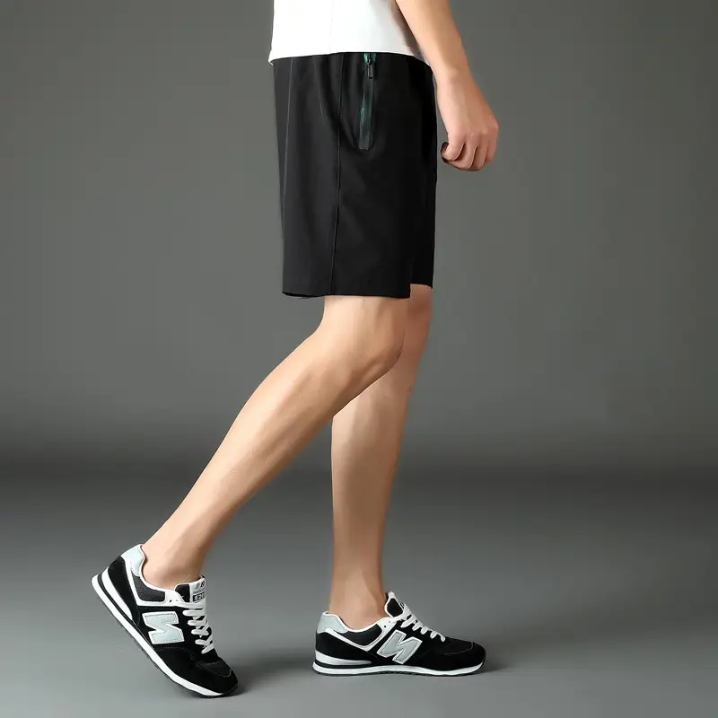 Black Quick-Drying Couple Beach Shorts 2018 - Image 9