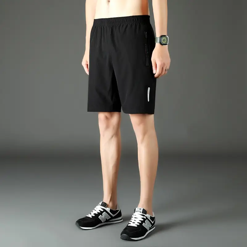 Black Quick-Drying Couple Beach Shorts 2018 - Image 4