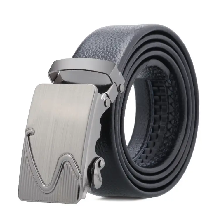 Men's Dindali Leather Belt with Automatic Buckle - Image 11
