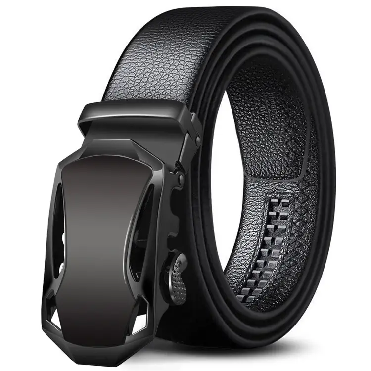 Men's Dindali Leather Belt with Automatic Buckle - Image 14