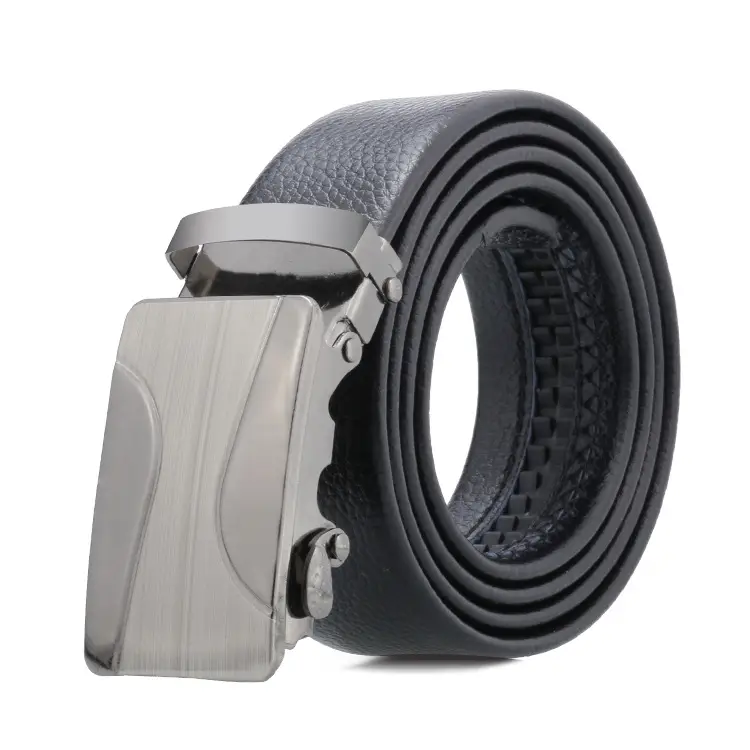 Men's Dindali Leather Belt with Automatic Buckle - Image 4