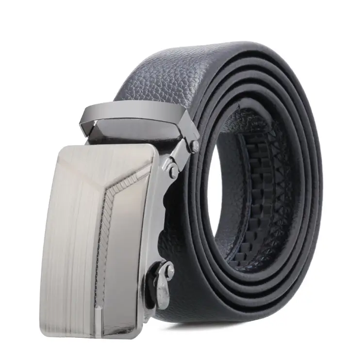 Men's Dindali Leather Belt with Automatic Buckle - Image 6