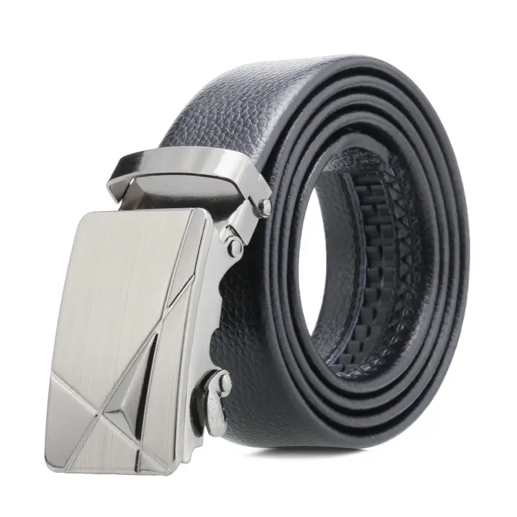 Men's Dindali Leather Belt with Automatic Buckle - Image 7