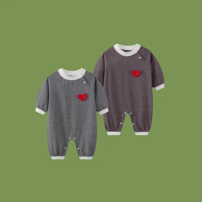 Baby Crossbody Suit Grey Numbered 7 Cotton Spring Autumn - Image 28