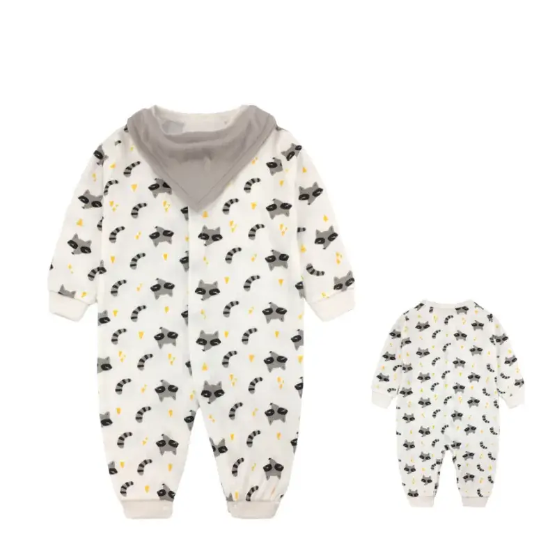 Baby Crossbody Suit Grey Numbered 7 Cotton Spring Autumn - Image 29