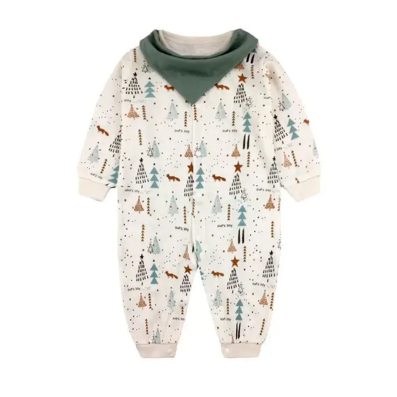 Baby Crossbody Suit Grey Numbered 7 Cotton Spring Autumn - Image 15