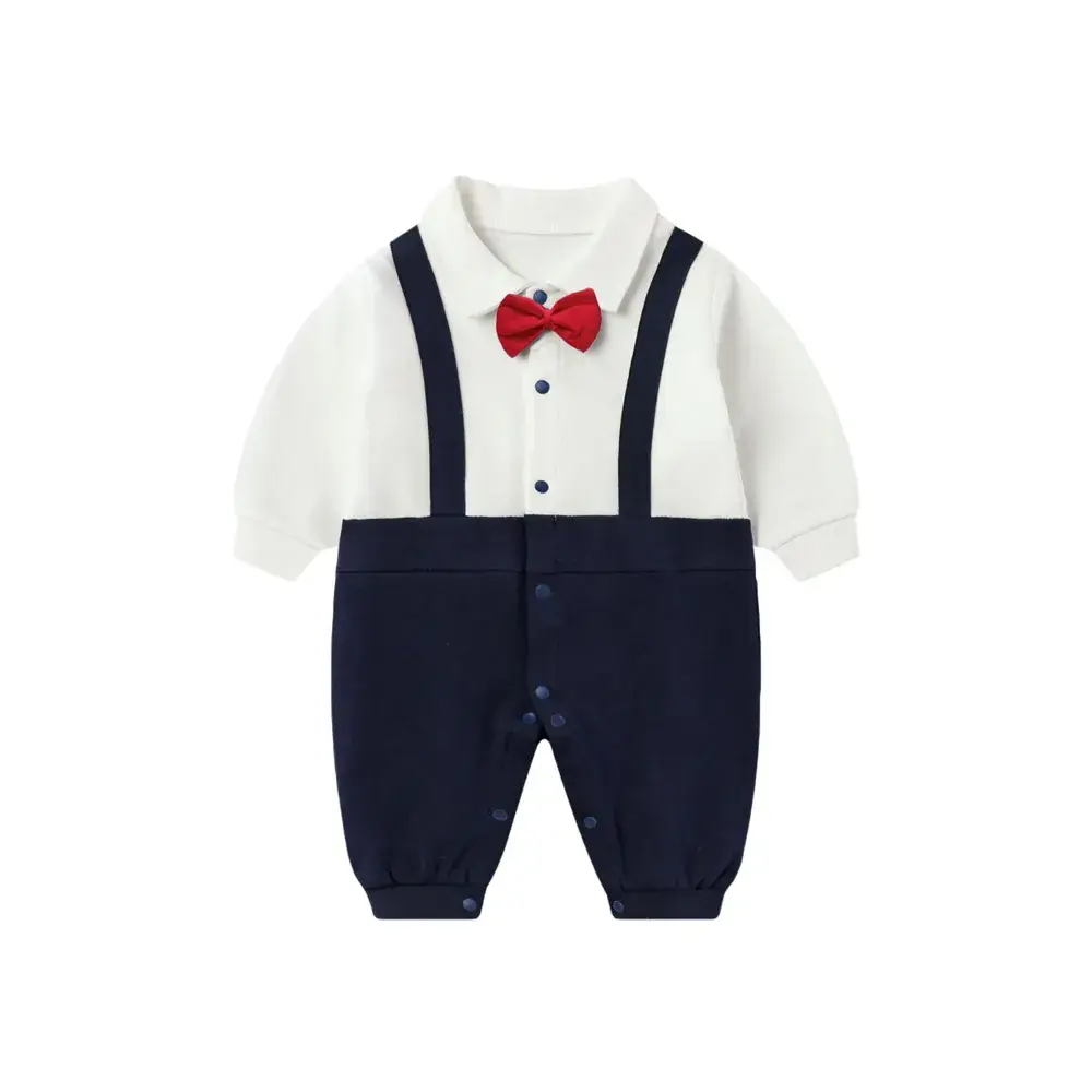 Baby Crossbody Suit Grey Numbered 7 Cotton Spring Autumn - Image 18