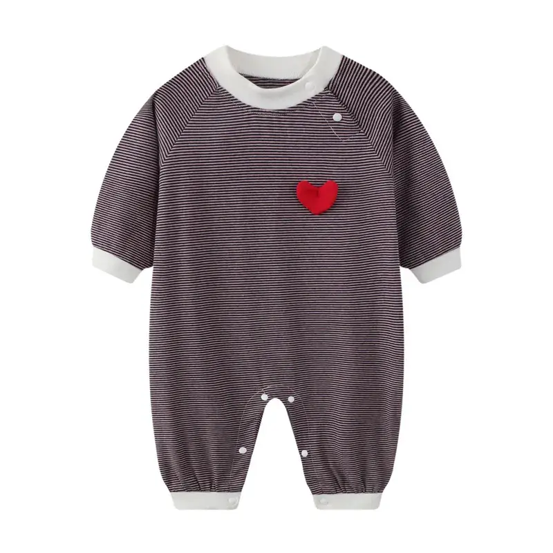 Baby Crossbody Suit Grey Numbered 7 Cotton Spring Autumn - Image 6