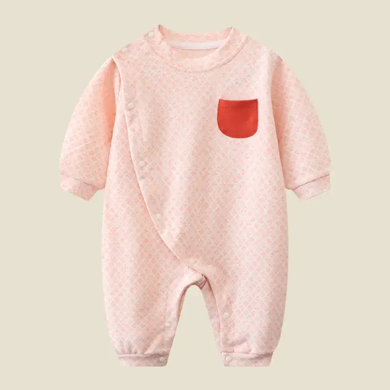 Baby Crossbody Suit Grey Numbered 7 Cotton Spring Autumn - Image 7
