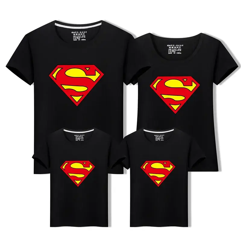 Superman Family T-Shirt Set Blue 2020 - Image 4
