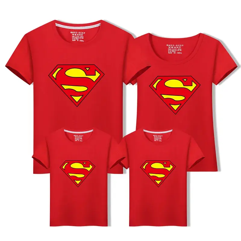 Superman Family T-Shirt Set Blue 2020 - Image 3