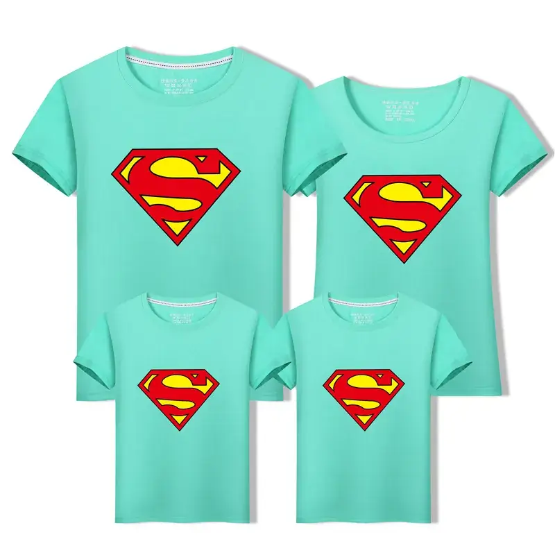 Superman Family T-Shirt Set Blue 2020 - Image 10