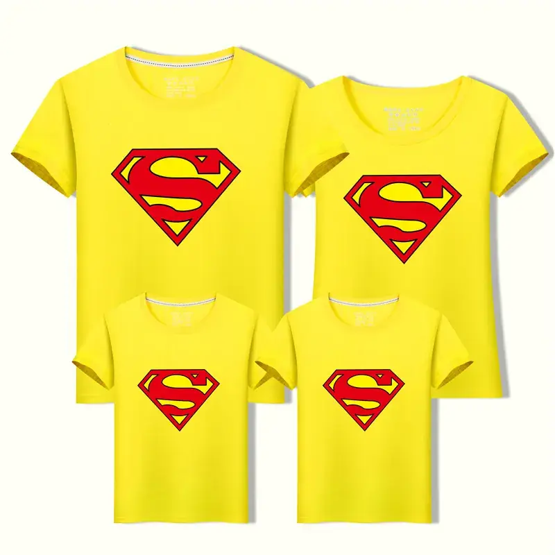 Superman Family T-Shirt Set Blue 2020 - Image 2
