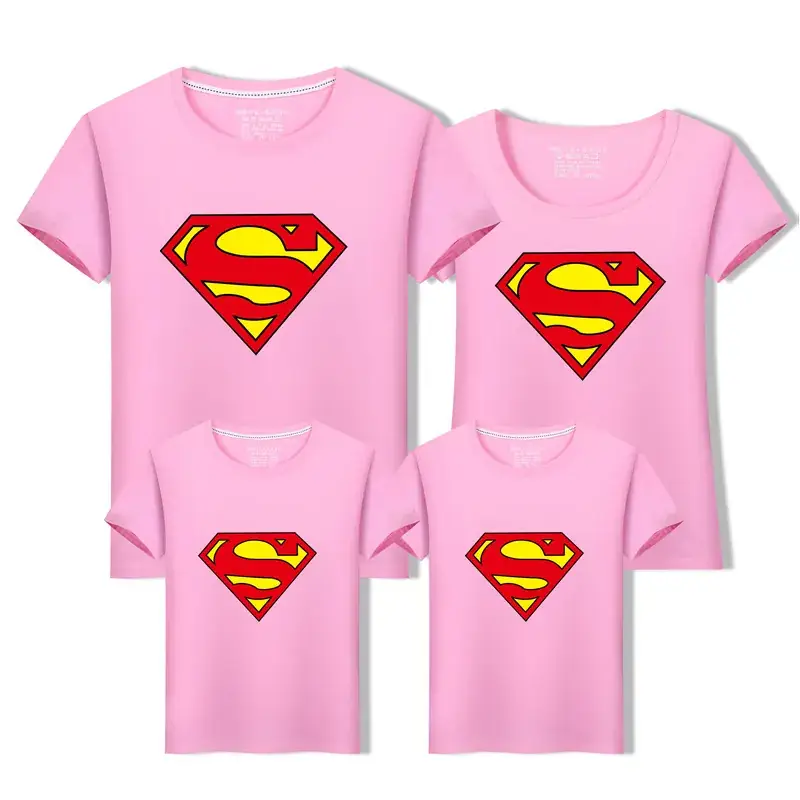 Superman Family T-Shirt Set Blue 2020 - Image 5