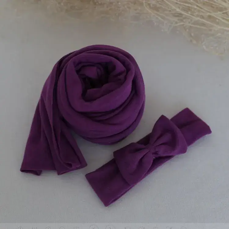 Newborn Photography Wrap Set Ice Cotton 35cm x 160cm - Image 10
