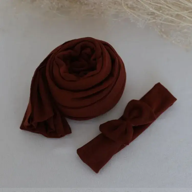 Newborn Photography Wrap Set Ice Cotton 35cm x 160cm - Image 12