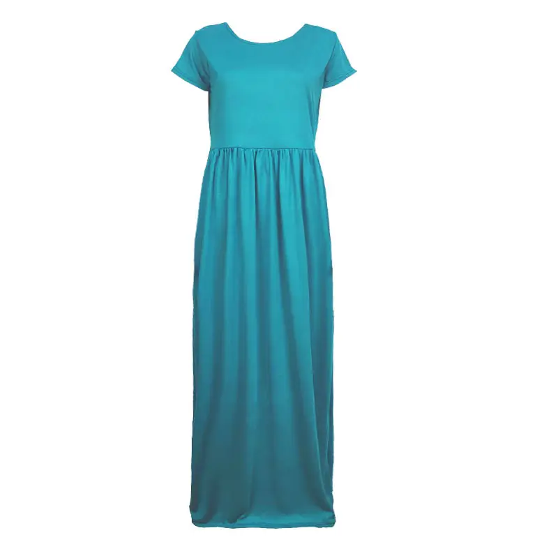 Blue Long Sleeve Slim Fit Dress for Women - Image 9