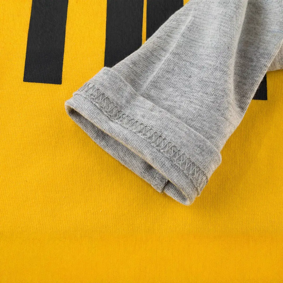 2015 Cross-Border Kids T-Shirt Yellow Grey Cotton - Image 5