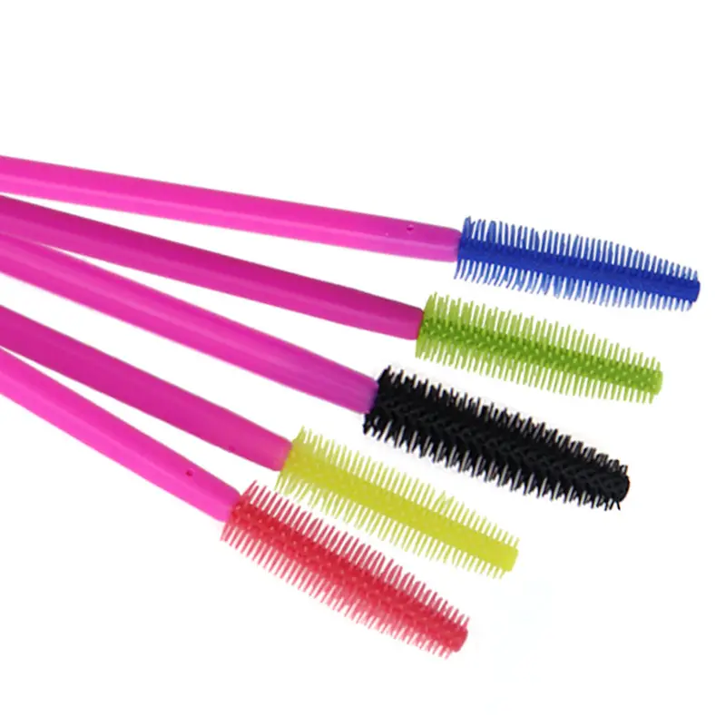 Disposable Rose Silicone Eyelash Brush 50pcs Pack