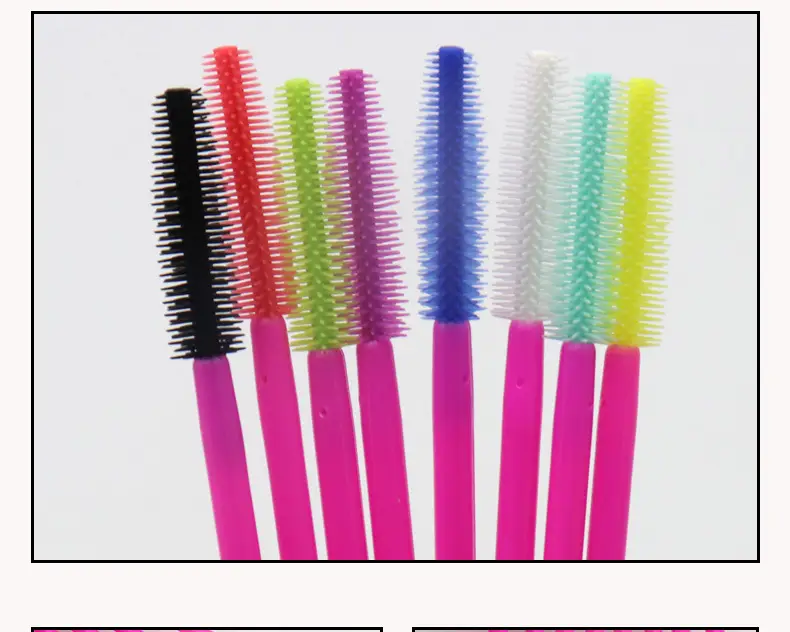 Disposable Rose Silicone Eyelash Brush 50pcs Pack — feature 12
