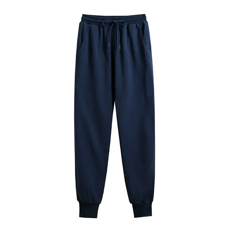 2025 Spring Sweatpants Terry Cotton Cuffed for Family - Image 3