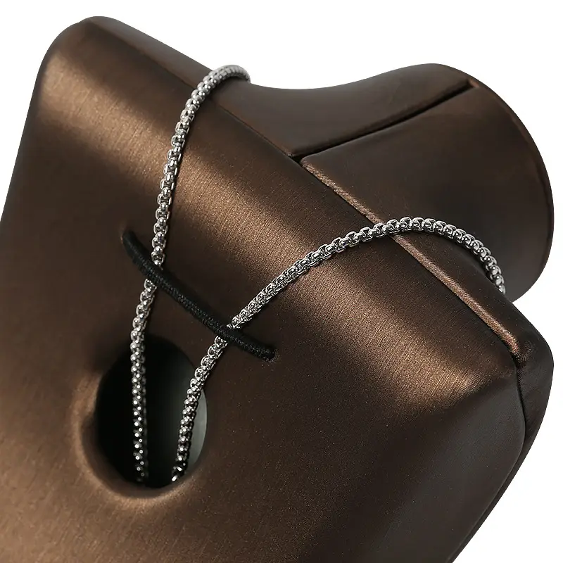 Classic PU Leather Jewelry Stand for Necklaces Pendants - Image 17