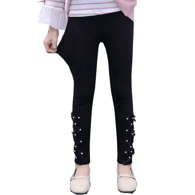 Girls Pure Cotton Stretch Leggings 2024 Spring Autumn - Image 8