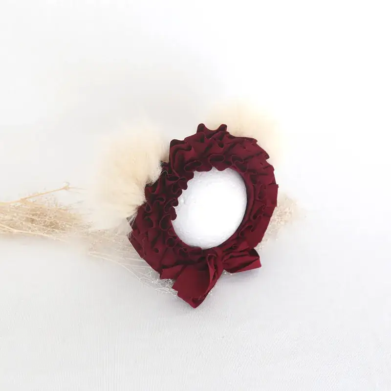 Red Bow Baby Headband for Newborns - Image 7