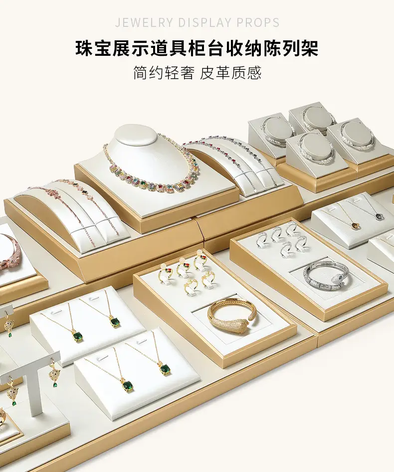 Hongtai Gold Plated Ring Earrings Display Rack 10x9.5x4.5cm — feature 4