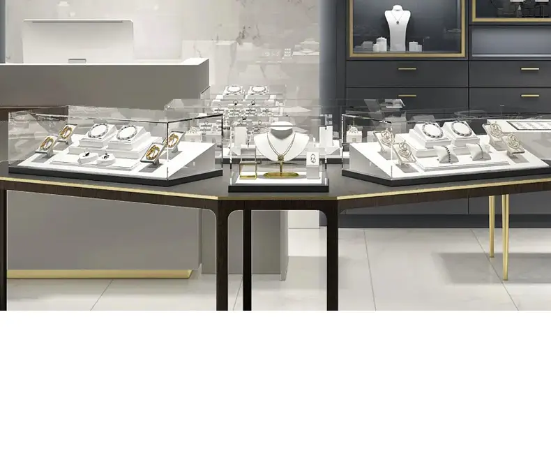 Hongtai Gold Plated Ring Earrings Display Rack 10x9.5x4.5cm — feature 7