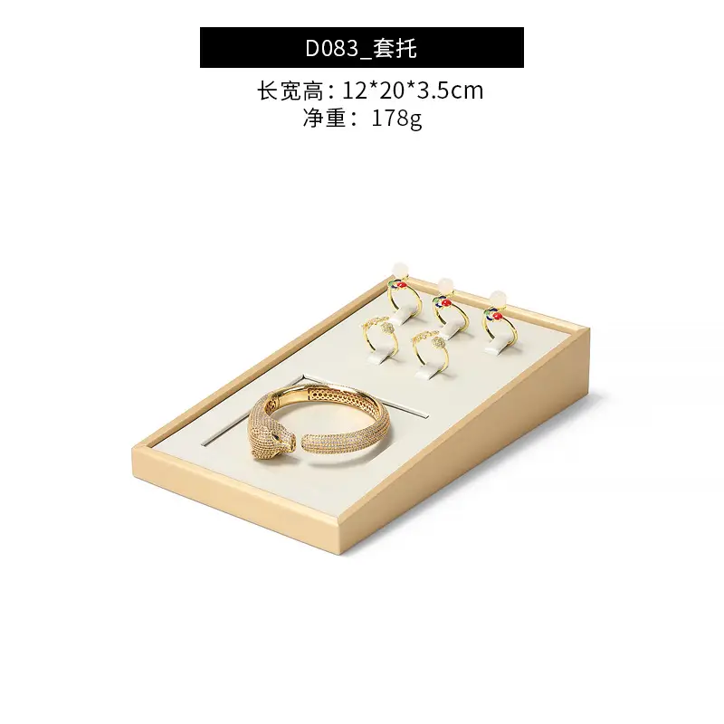 Hongtai Gold Plated Ring Earrings Display Rack 10x9.5x4.5cm - Image 12
