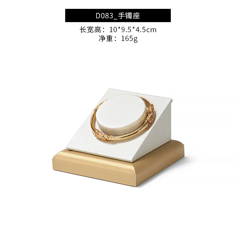 Hongtai Gold Plated Ring Earrings Display Rack 10x9.5x4.5cm - Image 3