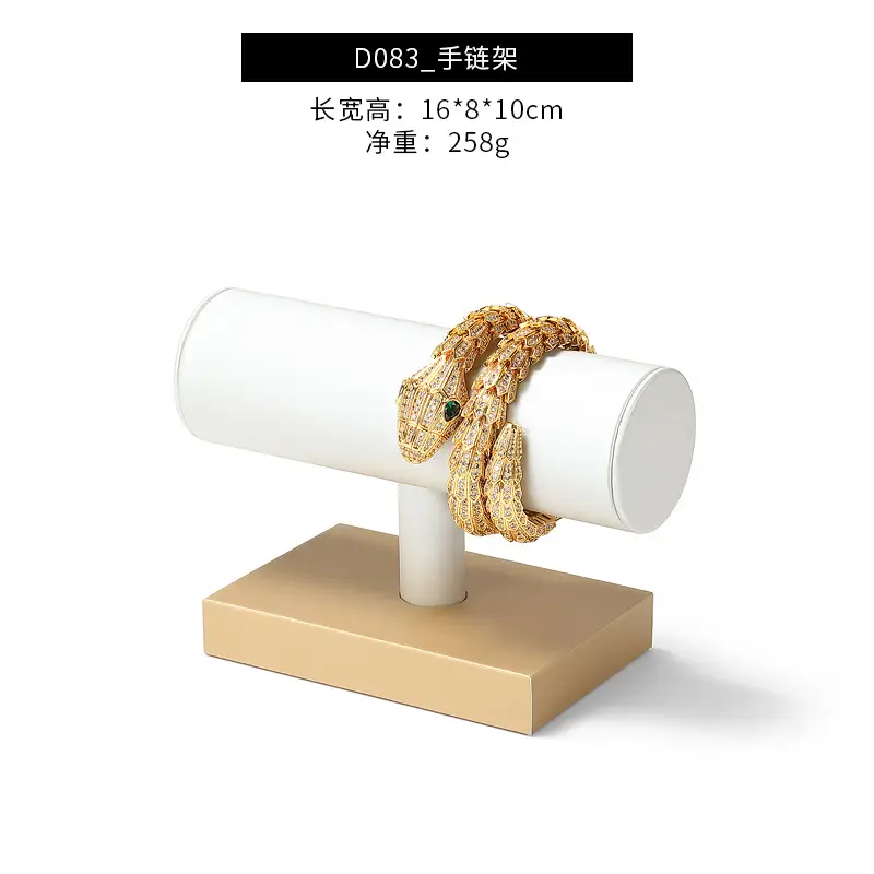 Hongtai Gold Plated Ring Earrings Display Rack 10x9.5x4.5cm - Image 6