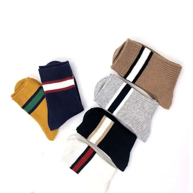 New Korean-Style Double-Needle Socks for Kids & Teens - Image 5