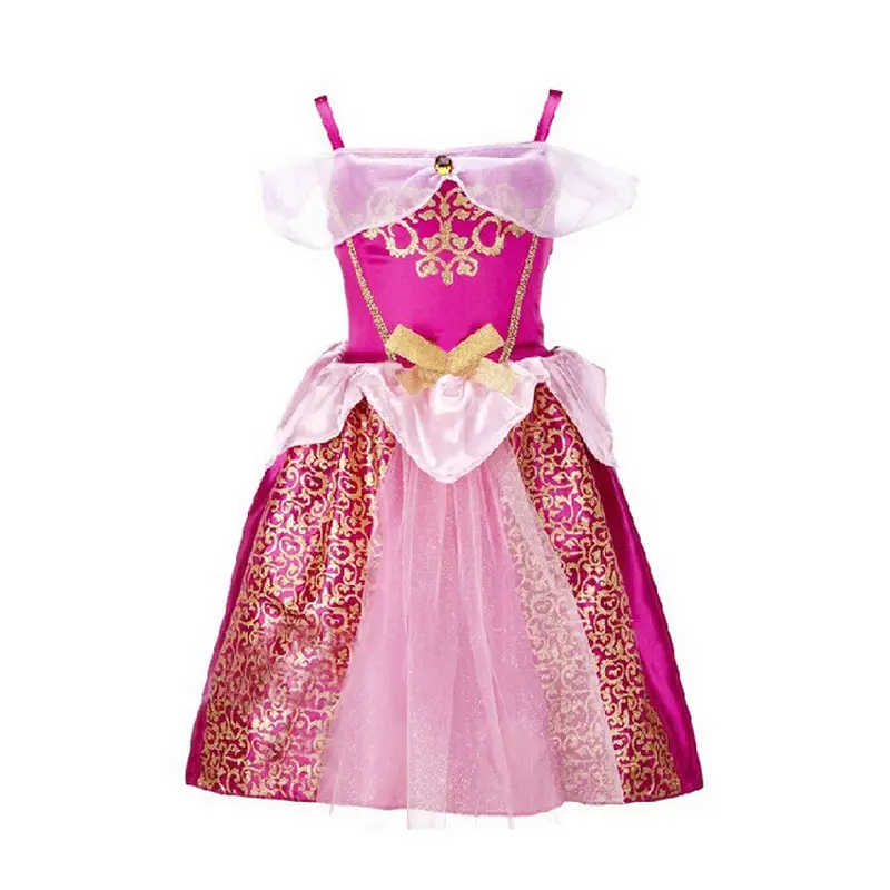 Girls Purple Lace Summer Dress Short Sleeve - Image 9