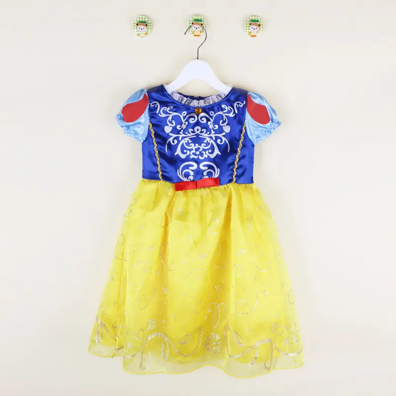 Girls Purple Lace Summer Dress Short Sleeve - Image 2