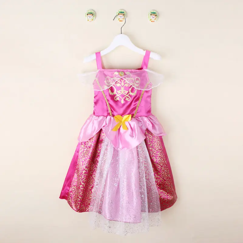 Girls Purple Lace Summer Dress Short Sleeve - Image 5