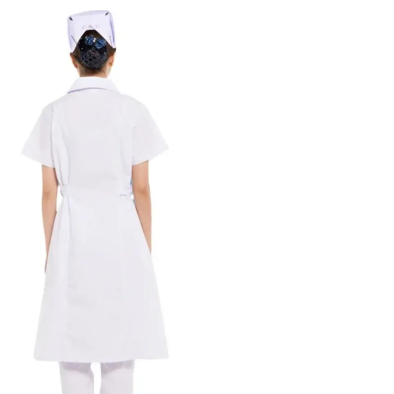 Nurse Short Sleeve Summer Uniform Blue - Image 5
