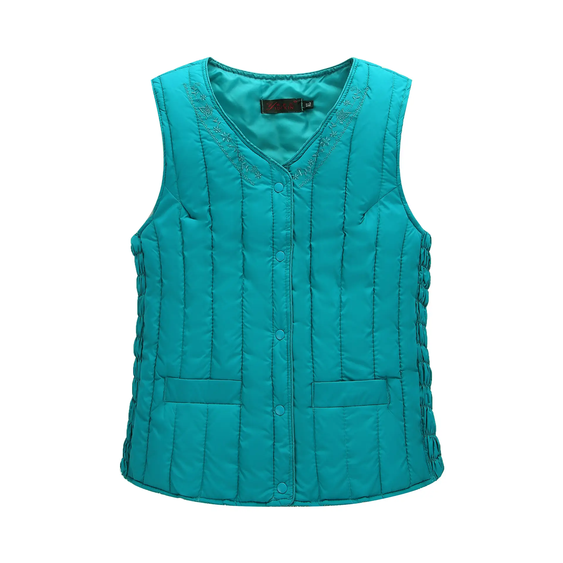 Purple Cotton Vests for Women Autumn Winter Warm Clothing - Image 3