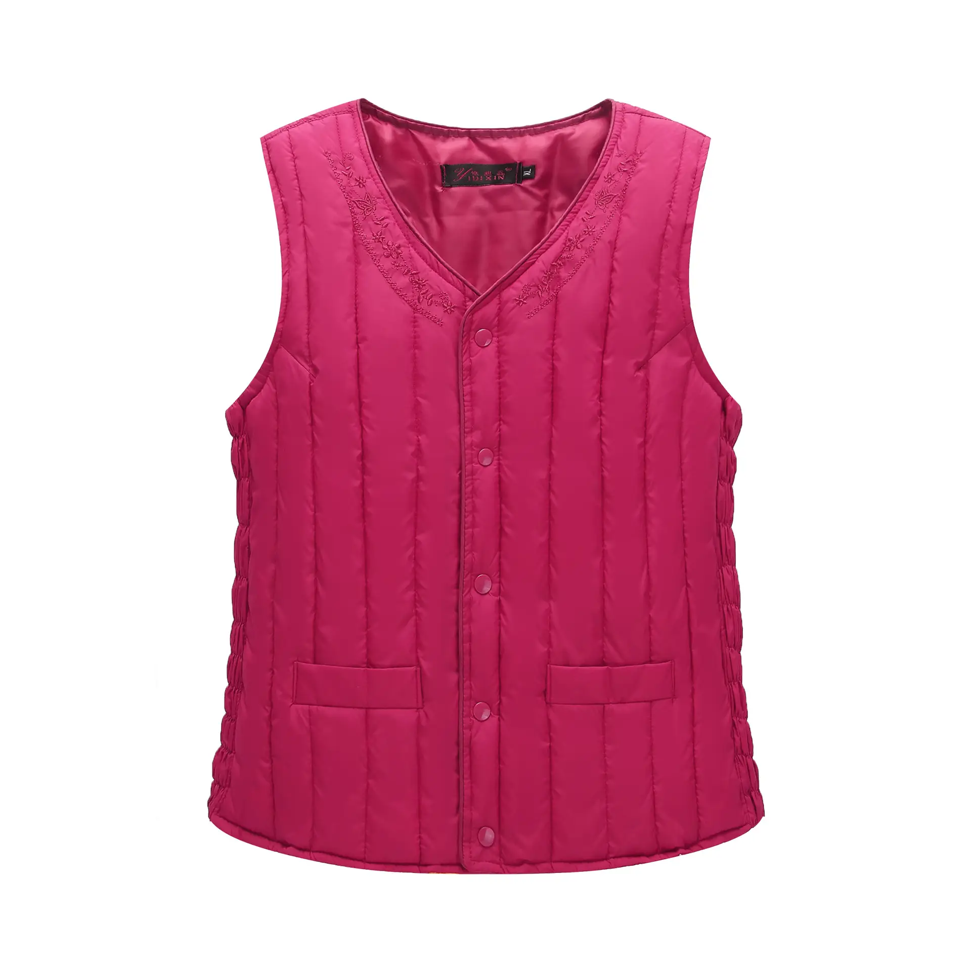 Purple Cotton Vests for Women Autumn Winter Warm Clothing - Image 6