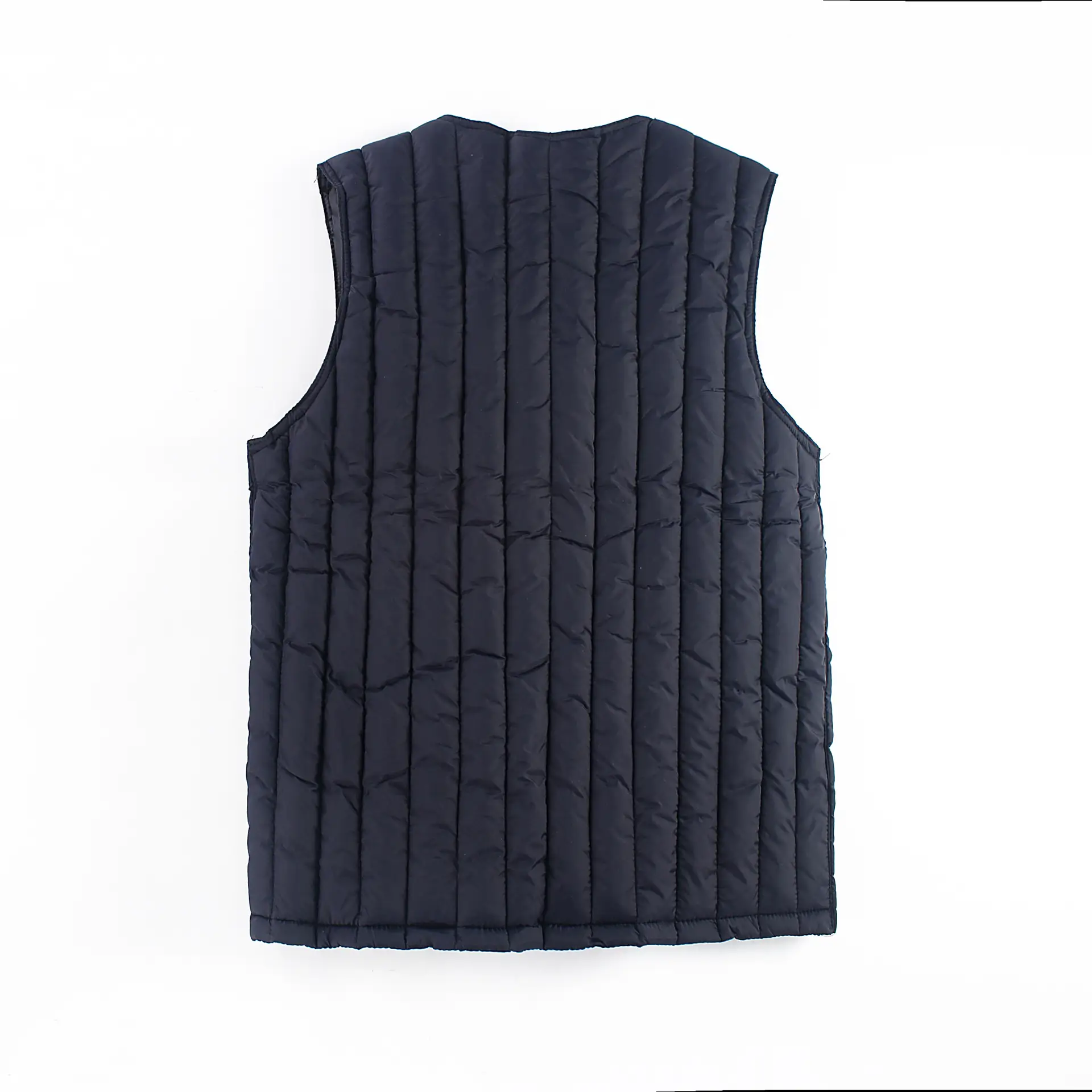 Men's Winter Warm Vest Navy Cotton Waistcoat Style - Image 4