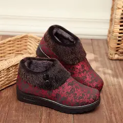 Spring Autumn Old Beijing Cloth Shoes Shallow Mouth Slip-on Middle-aged and Elderly Mother Shoes Foreign Trade Women's Shoes Casual Canvas Shoes — feature 7