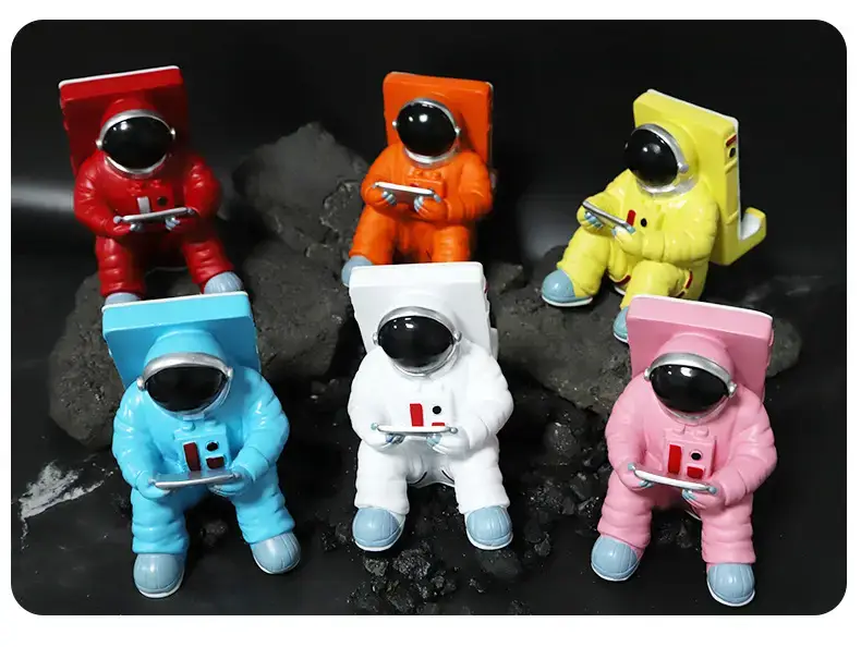 Resin Astronaut Mobile Phone Holder Blue — feature 11