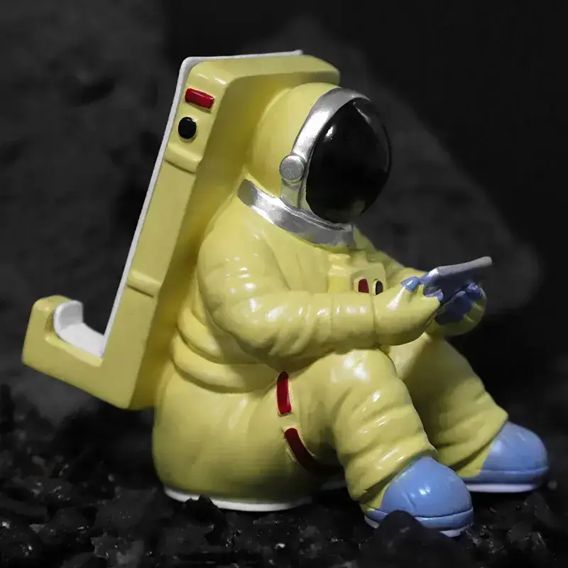 Resin Astronaut Mobile Phone Holder Blue - Image 3