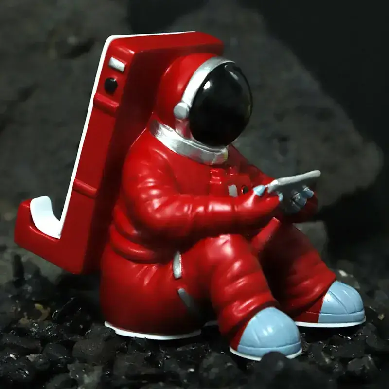 Resin Astronaut Mobile Phone Holder Blue - Image 6