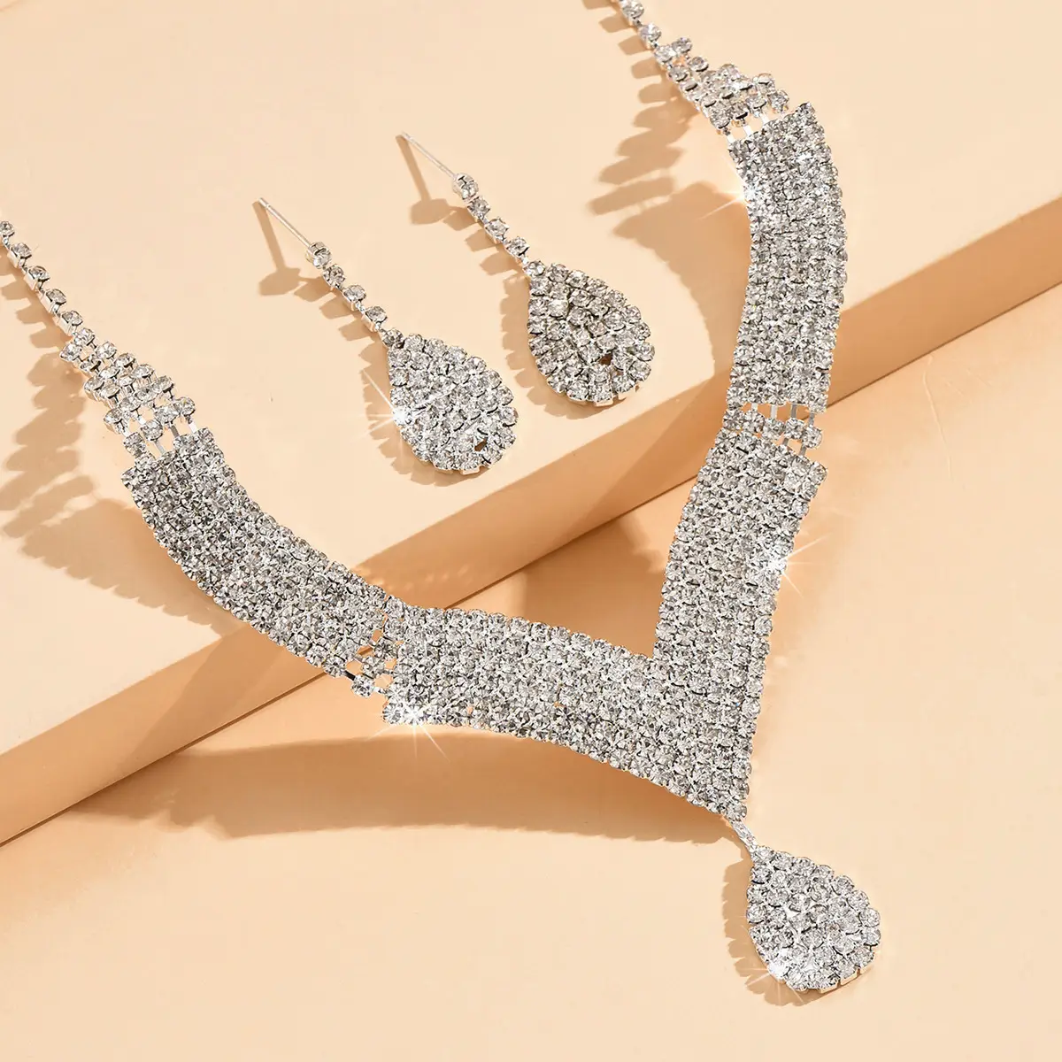 European & American Wedding Jewelry Set for Women - Image 8